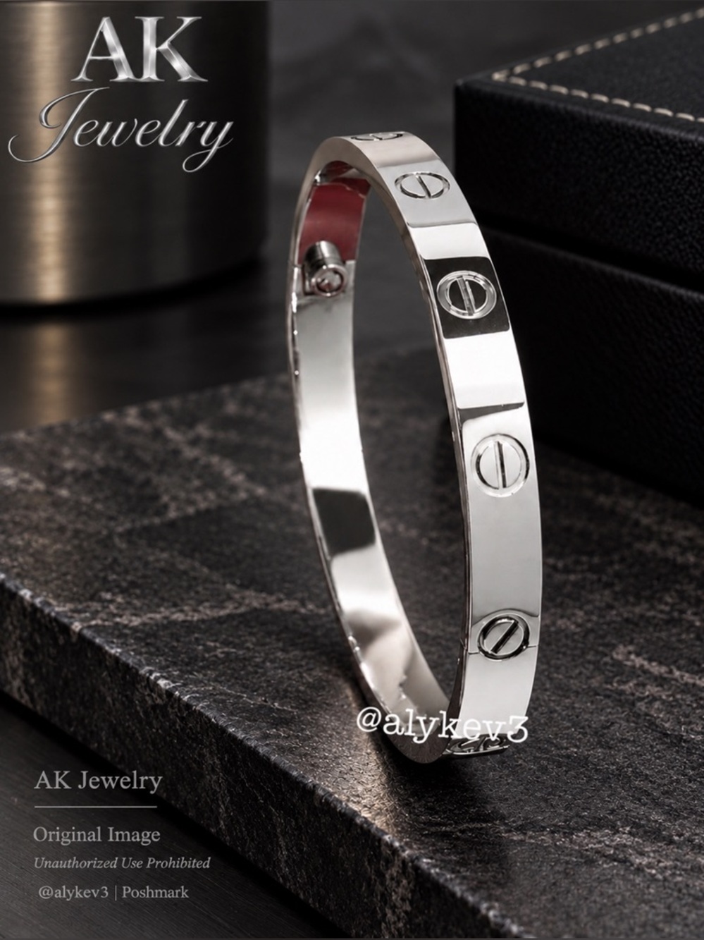 💎MEN’s LUXURY 17-22cm Silver Cuff Bangle, Bracelet over Titanium | AK Jewelry™